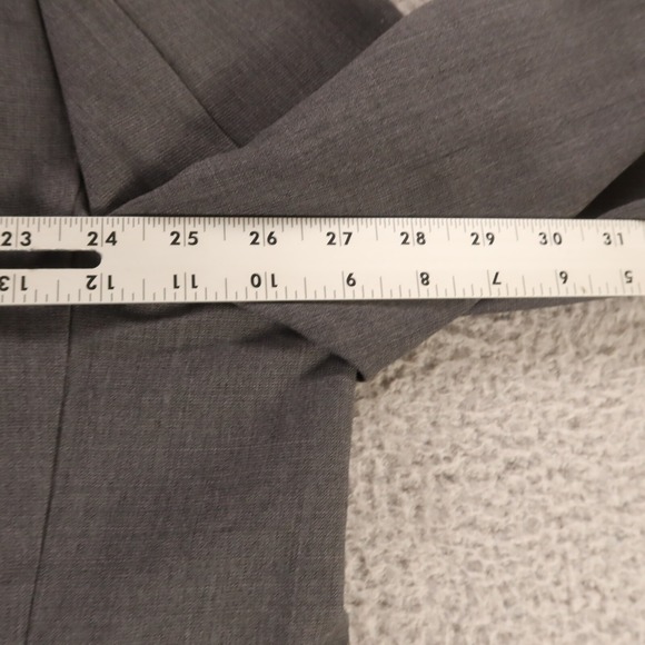 Pronto Uomo Jacket 2XL Gray Worsted Wool Polyester‎ Twill Blazer Cool 50R - Picture 10 of 14